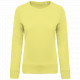 Felpa donna BIO girocollo manica raglan NON GARZATA K481 Kariban