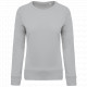 Felpa donna BIO girocollo manica raglan NON GARZATA K481 Kariban