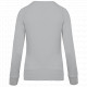 Felpa donna BIO girocollo manica raglan NON GARZATA K481 Kariban