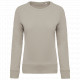 Felpa donna BIO girocollo manica raglan NON GARZATA K481 Kariban