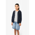 Felpa bambino con cappuccio full zip K486 Kariban