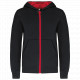 Felpa bambino con cappuccio full zip K486 Kariban