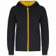 Felpa bambino con cappuccio full zip K486 Kariban