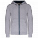 Felpa bambino con cappuccio full zip K486 Kariban