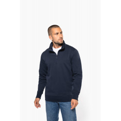 Felpa collo con zip K487 Kariban