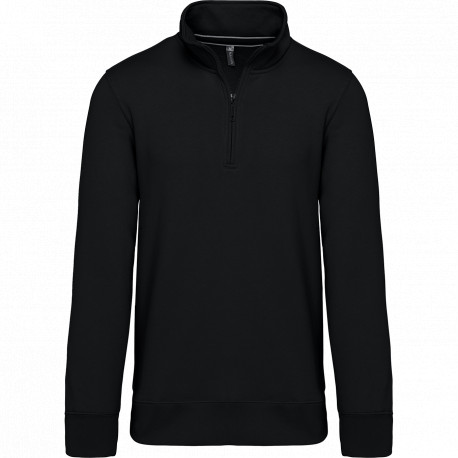 Felpa collo con zip K487 Kariban