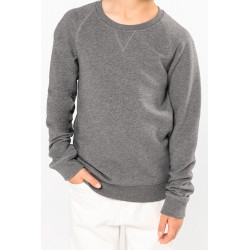 Felpa bambino bio manica raglan K490 Kariban