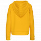 Felpa donna con cappuccio Lounge bio NON GARZATA K494 Kariban