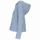 Felpa donna con cappuccio Lounge bio NON GARZATA K494 Kariban