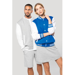 Giubbotto in felpa College unisex K497 Kariban