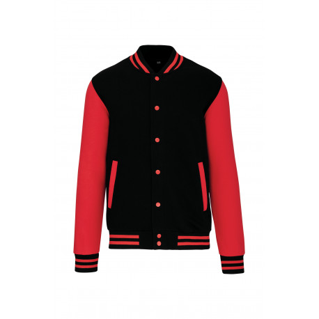 Giubbotto in felpa College unisex K497 Kariban