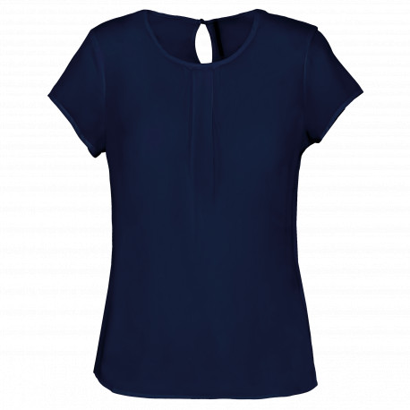 Blusa donna crêpe manica corta K5002 Kariban