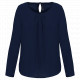 Blusa donna crêpe manica lunga K5003 Kariban