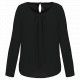 Blusa donna crêpe manica lunga K5003 Kariban