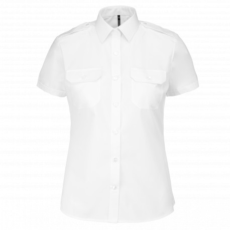 Camicia pilota donna manica corta K504 Kariban