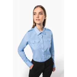 Camicia pilota donna manica lunga K506 Kariban