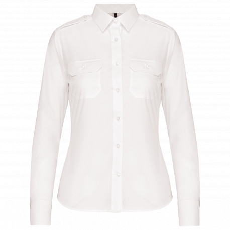 Camicia pilota donna manica lunga K506 Kariban