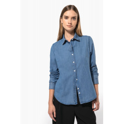 Camicia Denim donna K509 Kariban