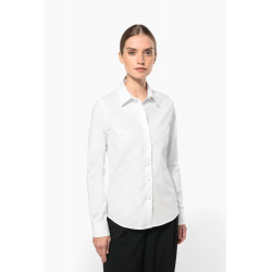 Camicia donna in popeline manica lunga K510 Kariban