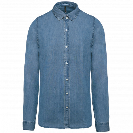 Camicia Denim uomo K512 Kariban