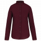 Camicia donna collo alla coreana manica lunga K514 Kariban