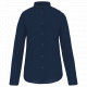 Camicia donna collo alla coreana manica lunga K514 Kariban