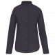 Camicia donna collo alla coreana manica lunga K514 Kariban