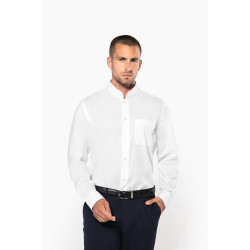 Camicia uomo collo alla coreana manica lunga K515 Kariban