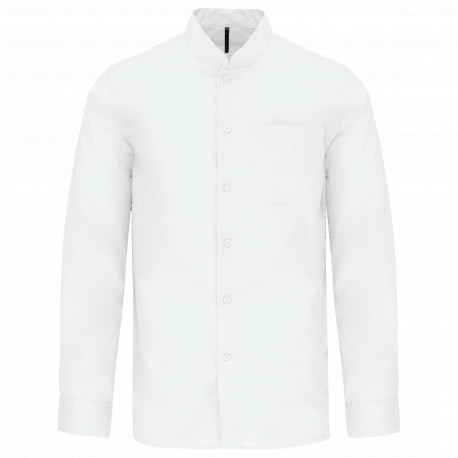 Camicia uomo collo alla coreana manica lunga K515 Kariban