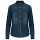 Camicia donna Denim manica lunga K518 Kariban