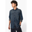 Camicia uomo Denim manica lunga K519 Kariban