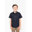 Camicia bambino in popeline manica corta K520 Kariban