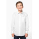 Camicia bambino in popeline manica lunga K521 Kariban