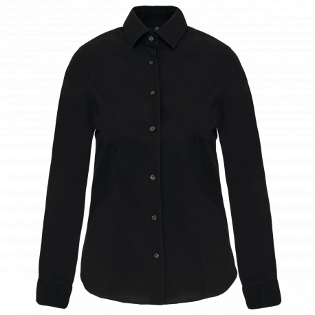Camicia donna elasticizzata manica lunga K530 Kariban