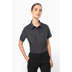 Camicia donna in popeline manica corta K544 Kariban