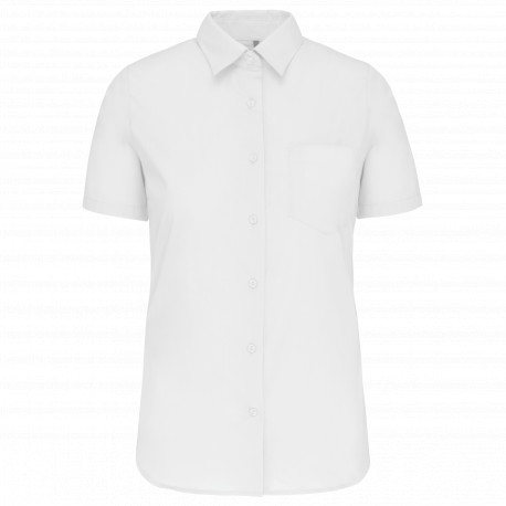 Camicia donna in popeline manica corta K544 Kariban