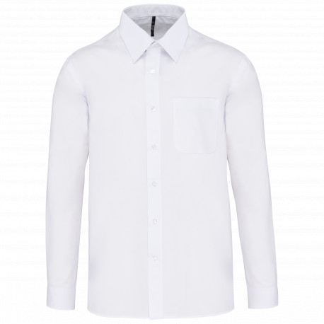 Camicia popeline policotone uomo facile da lavare K545 Kariban