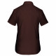 Camicia popeline policotone donna maniche corte facile da lavare K548 Kariban