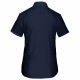 Camicia popeline policotone donna maniche corte facile da lavare K548 Kariban