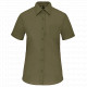 Camicia popeline policotone donna maniche corte facile da lavare K548 Kariban