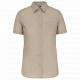 Camicia popeline policotone donna maniche corte facile da lavare K548 Kariban