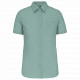 Camicia popeline policotone donna maniche corte facile da lavare K548 Kariban