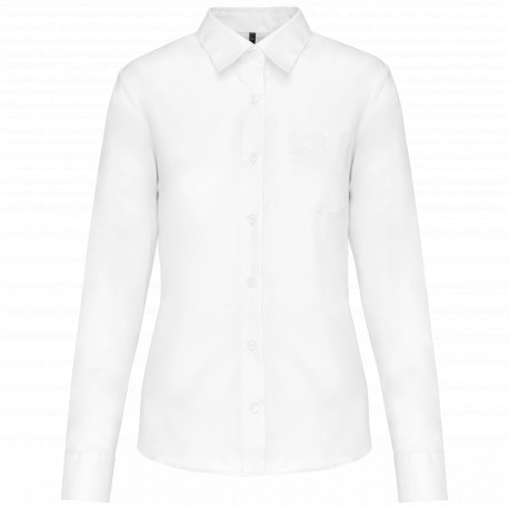 Camicia popeline policotone donna facile da lavare K549 Kariban