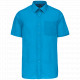 Camicia popeline policotone uomo maniche corte facile da lavare K551 Kariban
