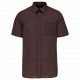 Camicia popeline policotone uomo maniche corte facile da lavare K551 Kariban