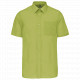 Camicia popeline policotone uomo maniche corte facile da lavare K551 Kariban