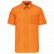 Camicia popeline policotone uomo maniche corte facile da lavare K551 Kariban
