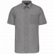Camicia popeline policotone uomo maniche corte facile da lavare K551 Kariban