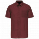 Camicia popeline policotone uomo maniche corte facile da lavare K551 Kariban