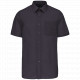 Camicia popeline policotone uomo maniche corte facile da lavare K551 Kariban